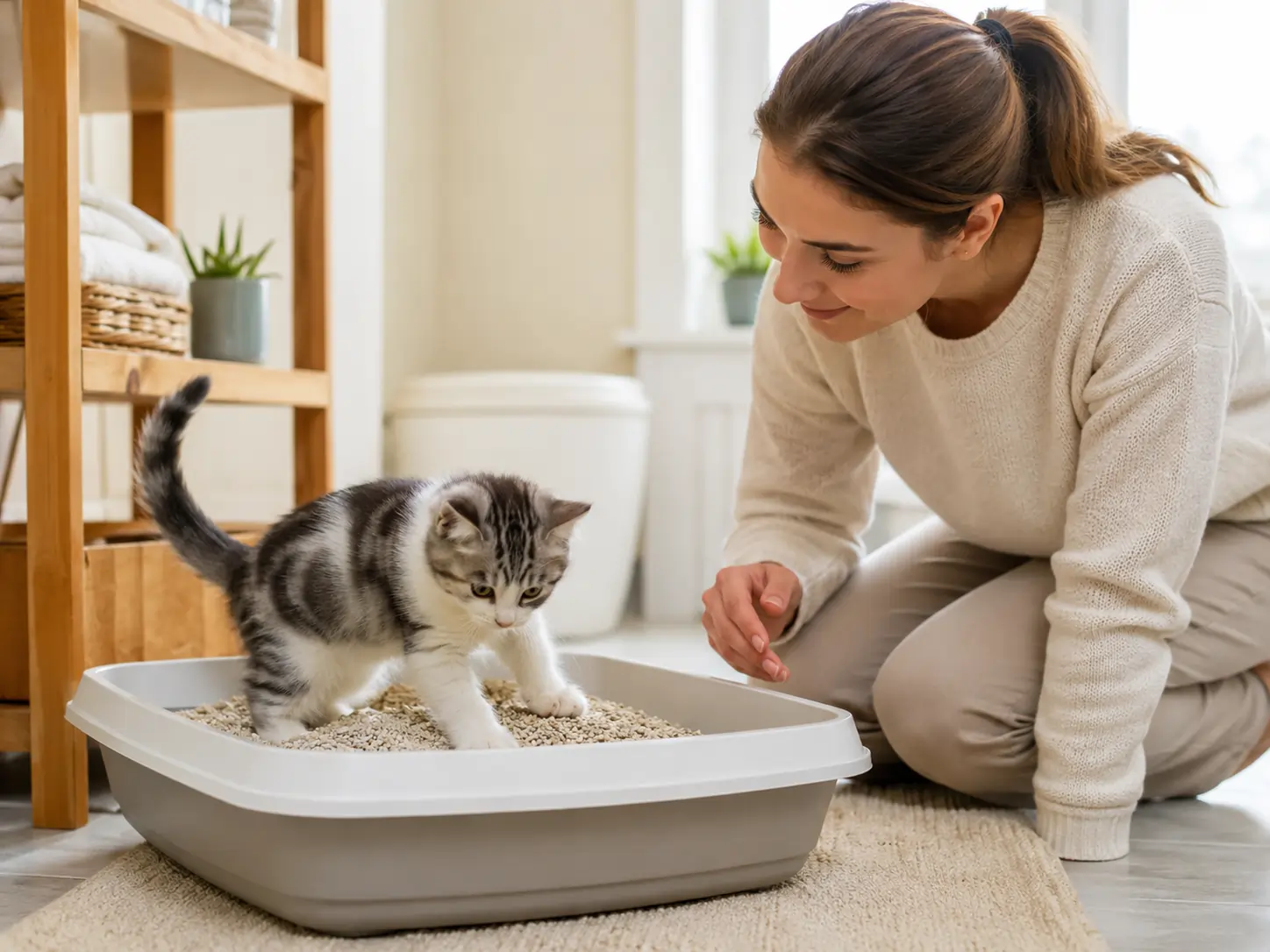 Kedi Tuvalet Eğitimi: Kuma Alıştırma Rehberi | Petopic