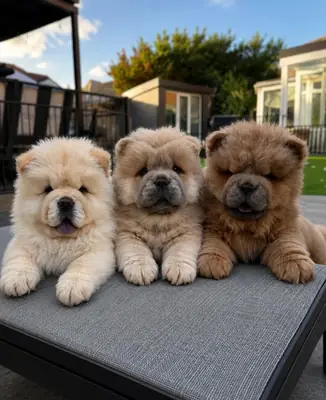 Hermosos cachorros chow chow