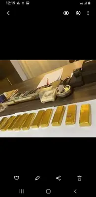 Gold bars and nuggets available for sale 