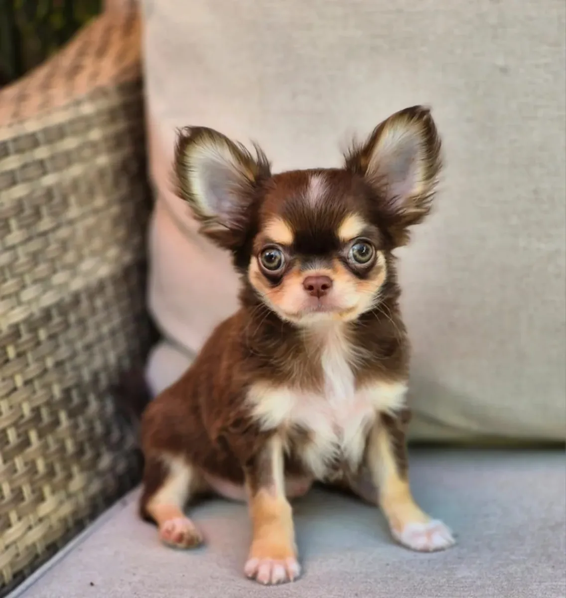 Beautiful litter of Chihuahua puppies, boy-girl, both raised in my home and under my care from birth