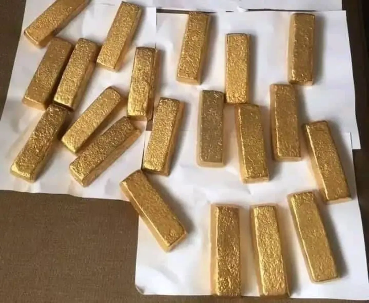 在肯尼亚内罗毕有黄金出售。