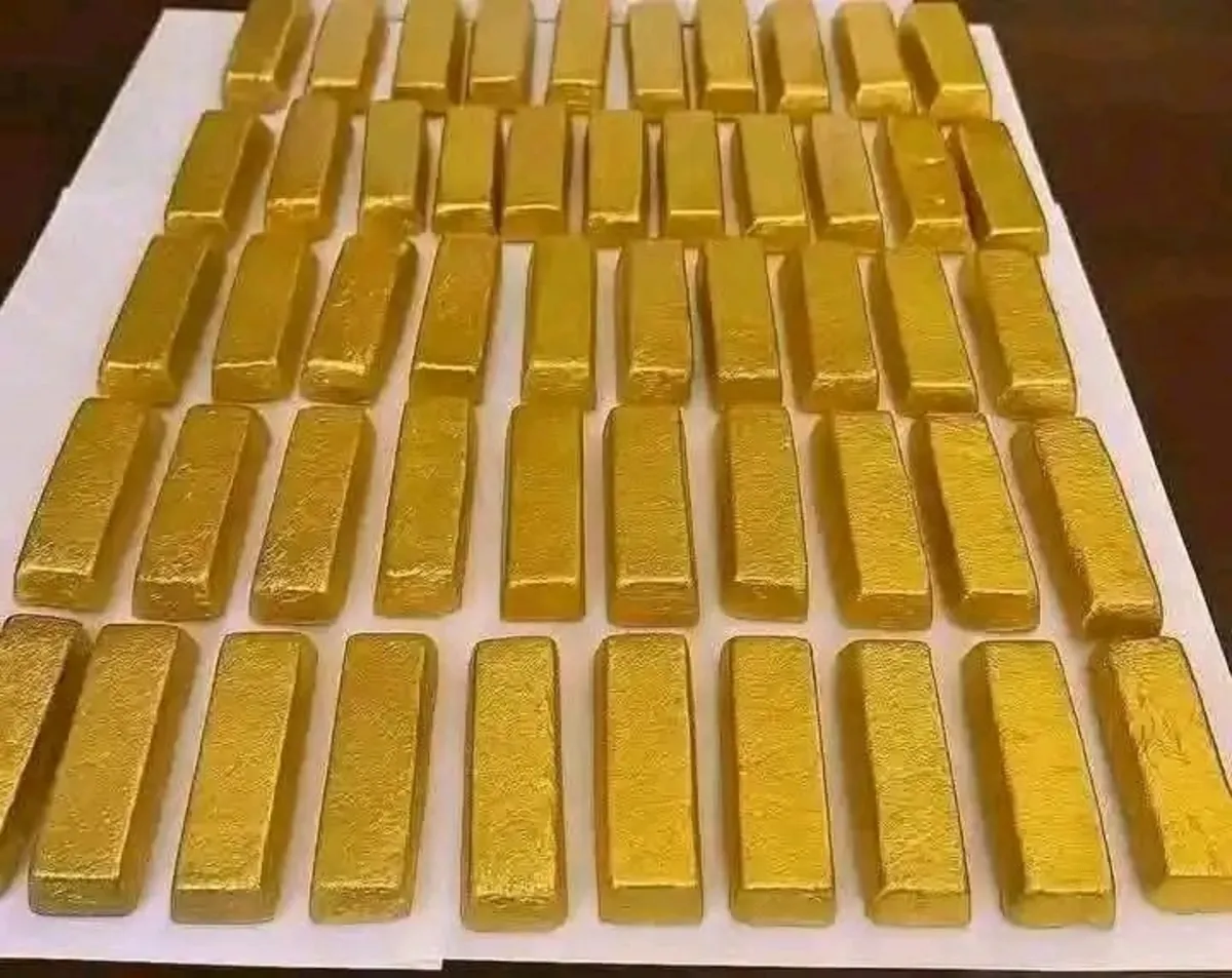 在肯尼亚内罗毕有黄金出售。