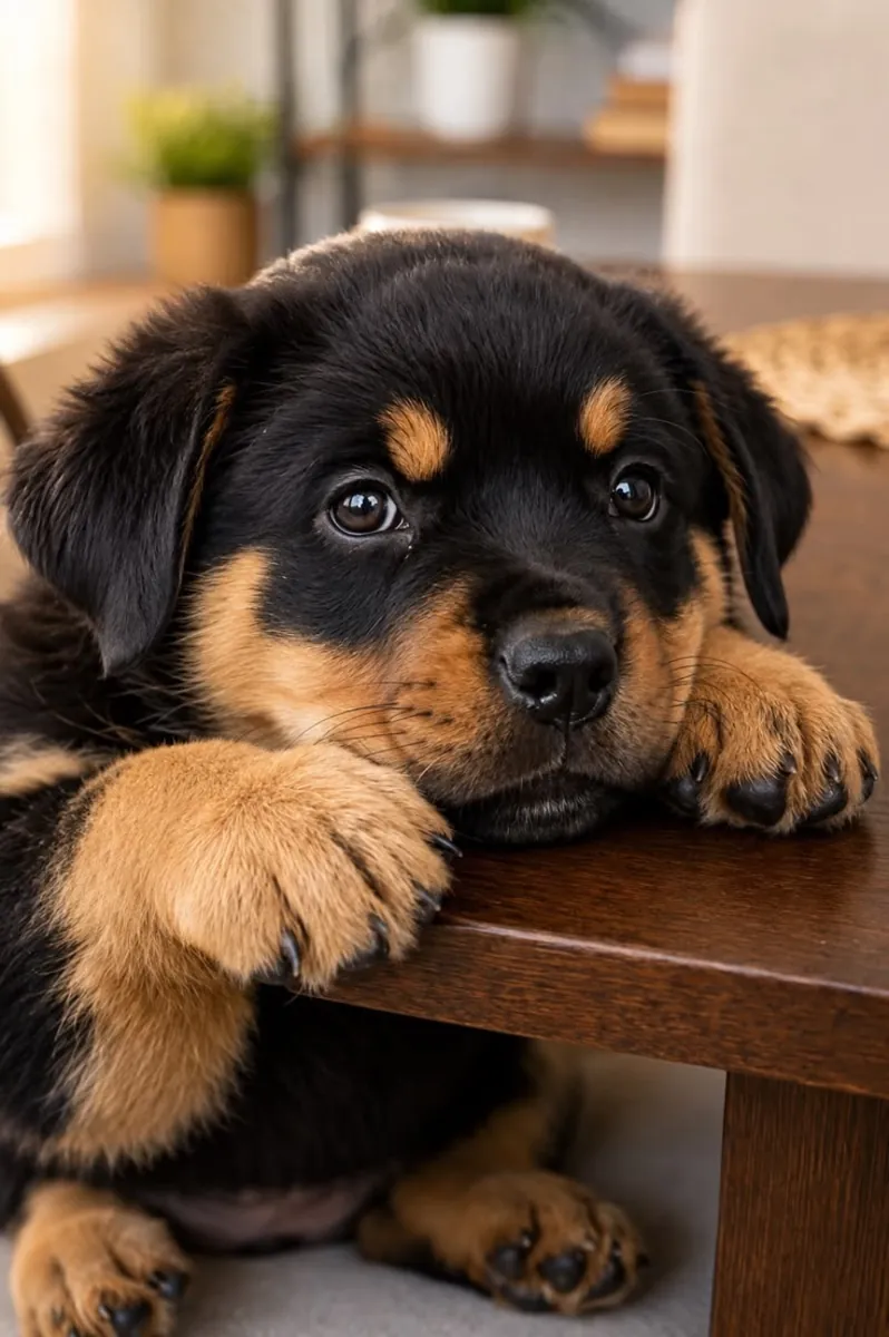 Mignon chiot Rottweiler à adopter