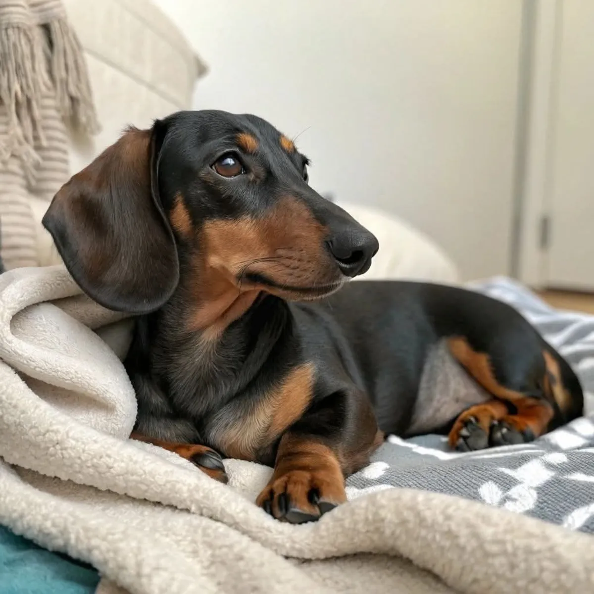 Perro salchicha en adopción | Pequeño y cariñoso