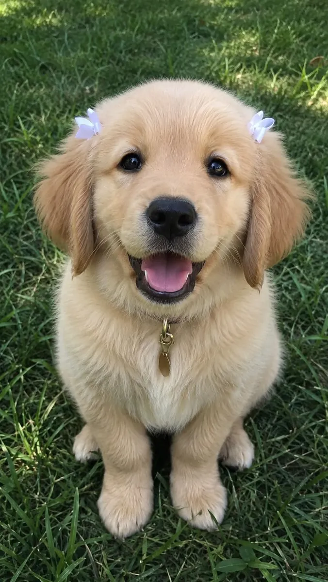 🐾 ³ 美丽的金毛寻回犬！🐕💛