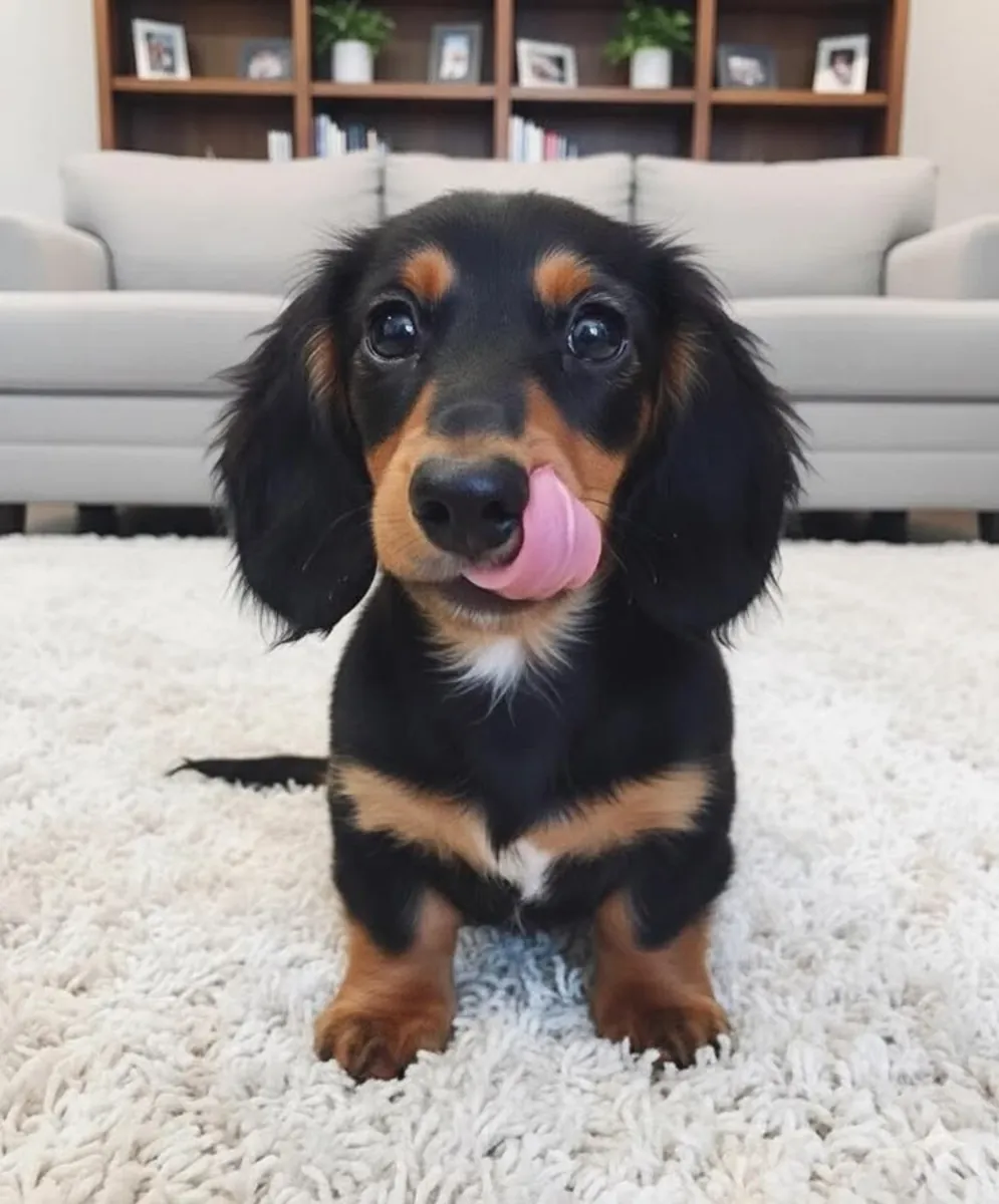 Rencontrez ce adorable Teckel nain ! 🐶❤️