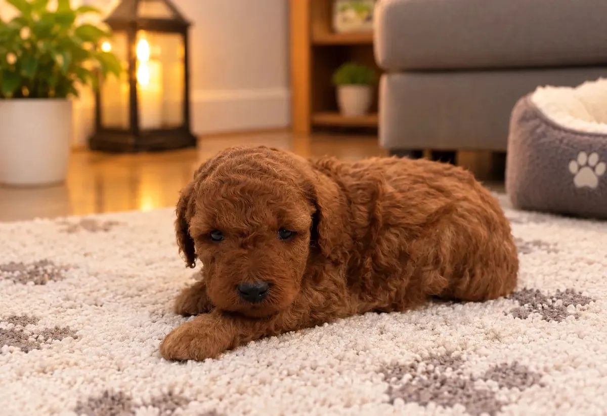 优质迷你金毛杜宾犬幼犬，公犬和母犬