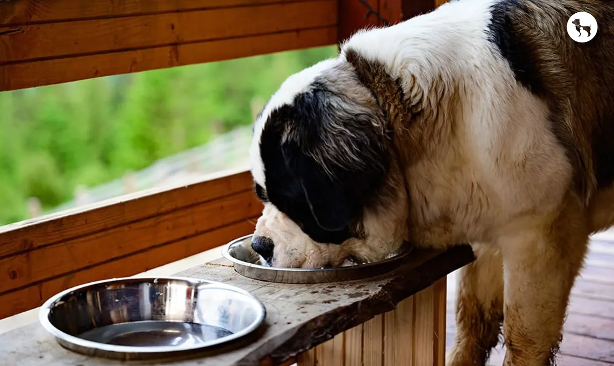 Affectionate Saint Bernard Adoption