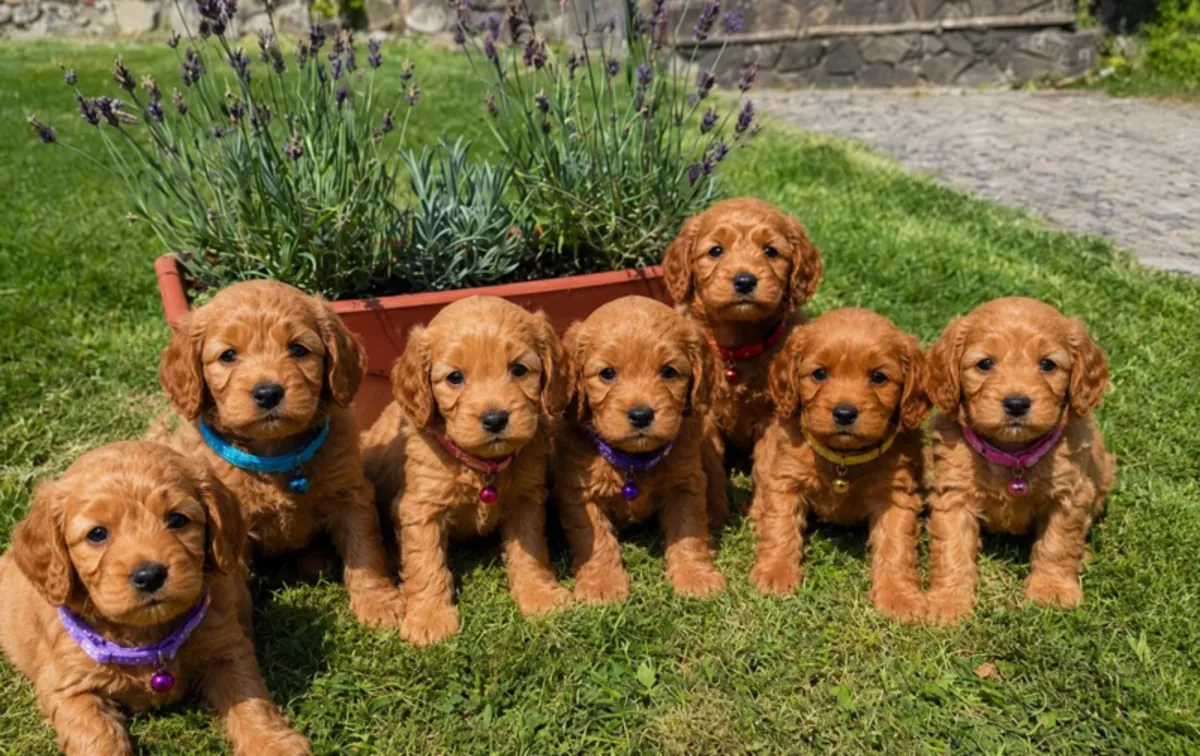  Cockapoo puppies ready for their new home